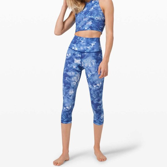 Brand new Rare Lululemon Run With The Waves Crops 21” - Picture 1 of 10